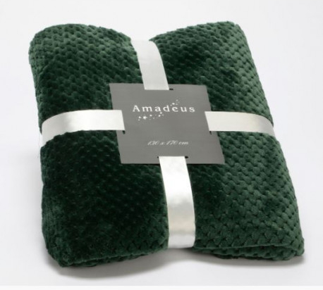 PLAID DAMIER EMERAUDE 130 X 170