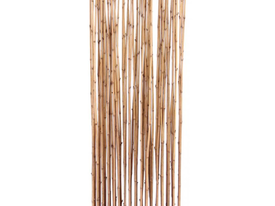 Paravent en bambou avec socle en bois