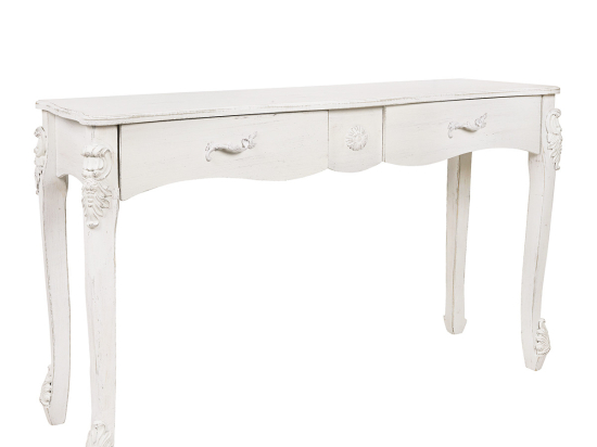 Console en bois avec 2 tiroirs - Mathilde M.