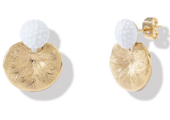 BOUCLES D'OREILLES - NYMPHEAS
