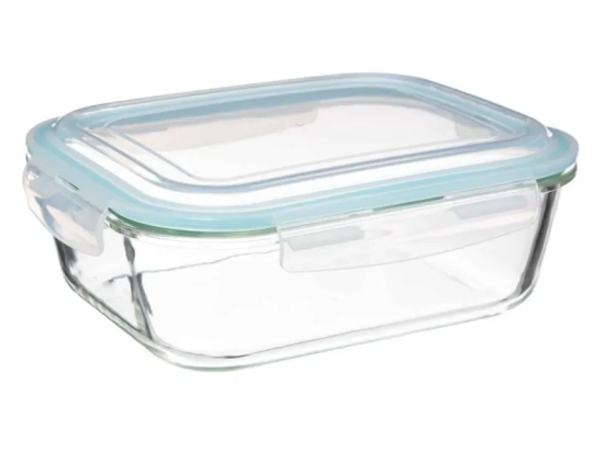  BOITE VERRE COUVERCLE BLANC CARRÉ