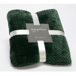 PLAID DAMIER EMERAUDE 130 X 170